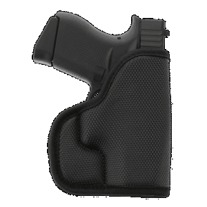 Galco SOU800B StukOn-U Black Gripper Shell Compatible w/ Glock 43/Sig P365/Springfield Hellcat Pocket Mount Ambidextrous