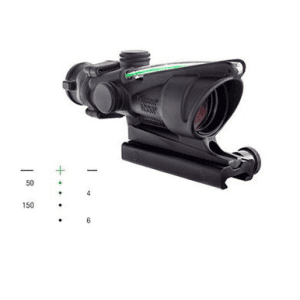 Trijicon BAC ACOG 4x32 Scope Green Dual Illuminated Reticle 300 BLK TA51 Mount
