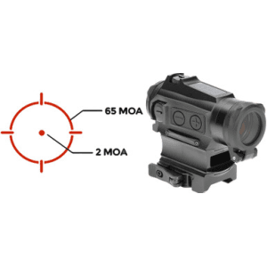 Holosun HS515CM 20mm Red Circle Dot Sight Solar Panel Picatinny Shake Awake 12 Brightness Settings