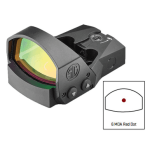Sig Sauer Romeo1Pro 1x30mm 6 MOA Red Dot Sight Picatinny Mount Compatible