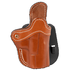 1791 Gunleather ORPDH21CBRR BH2.1 Optic Ready OWB Size 2.1 Classic Brown Leather Paddle Compatible w/Glock 17/S&W M&P Shield/Springfield XD Right Hand