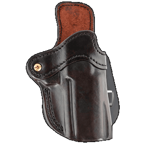 1791 Gunleather ORPDH24SBRR BH2.4 Optic Ready OWB 2.4 Signature Brown Leather Paddle Fits Walther PPQ/Sig P320/Springfield XD-M