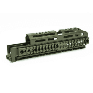 Midwest Industries AK Alpha Quad Rail 10" Olive Drab Green Compatible with AKM