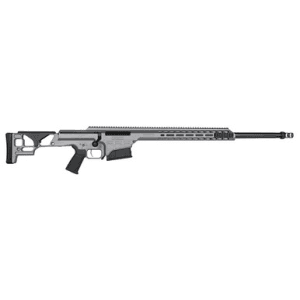 Barrett MRAD SMR 308 Winchester 24in 10rd Gray Matte Fixed Stock Suppressor Compat Muzzle Brake 7 Slot MLOK Rail