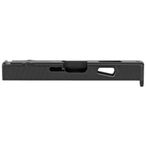 Rival Arms RA10G202A Precision Slide A1 QPQ Black 17-4 Stainless Steel with Front/Rear Serrations & RMR Optic Cut for 9mm Luger Glock 19 Gen3