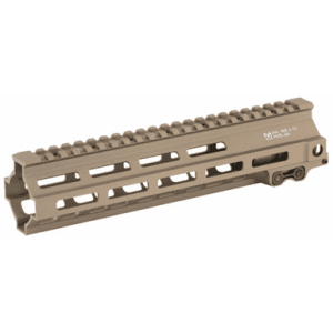 Geissele Automatics 05284S Super Modular Rail MK8 9.30" M-LOK, Desert Dirt Aluminum for AR Platform, Barrel Nut Included