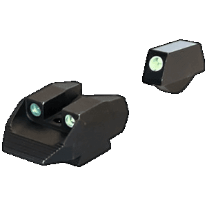 Kimber K6S Night Sight Set Front and Rear Green Tritium Outlined
