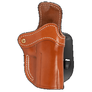 1791 Gunleather ORPDH24CBRR BH2.4 Optic Ready OWB 2.4 Classic Brown Leather Paddle Fits Walther PPQ/Sig P320/Springfield XD-M