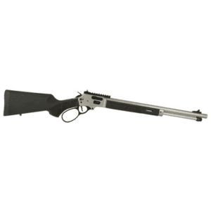 Smith & Wesson 13813 1854 357 Mag 10+1 19.25" Stainless Threaded Barrel, Picatinny Rail Stainless Steel Receiver, M-LOK Forend, Fixed w/Textured Grip Panels Black Synthetic Stock