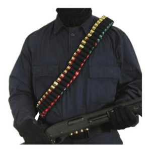 Blackhawk 43SB55BK Shotgun Bandoleer Black Nylon 55rd Over The Shoulder Mount