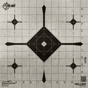 Allen Ez Aim Thermal Id Grid Bullseye 12 Target