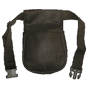 Bob Allen 23284 Classic Divided Shell Pouch Leather Capacity 50rd Belt Mount 26-50" Belt