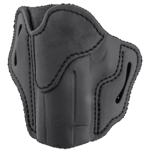 1791 Gunleather ORBH23SBLL BH2.3 Optic Ready OWB Size 2.3 Stealth Black Leather Belt Slide Compatible w/Glock 17/S&W M&P Shield