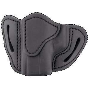1791 Gunleather ORBHCSBLL BHC Optic Ready OWB Compact Stealth Black Leather Belt Slide Compatible w/Glock 43/Sig P365/Walther PPK