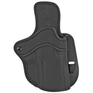 1791 Gunleather ORPDH24SSBLR BH2.4S Optic Ready OWB 2.4S Stealth Black Leather Paddle Fits FN 509/HK VP9SK