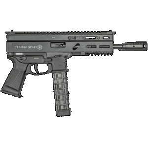 Global Ordnance LLC 810091157978 Grand Power Stribog SP9A3 9mm Luger 30+1 16" Black Picatinny Rail, Black Polymer Grip