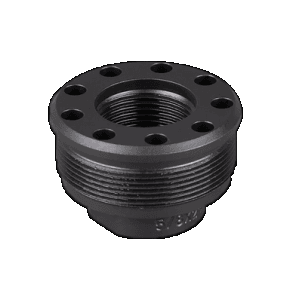 SilencerCo Alpha Direct Thread Mount AC837 Matte Finish for M18x1