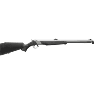 CVA PR2117SNW Wolf V2 Northwest 50 Cal Musket Cap 24" Matte Stainless Barrel/Rec, Black Synthetic Furniture, Fiber Optic Sights