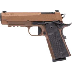 Sig Sauer 1911XCA45CXR3 45 ACP 4.25in 8rd Coyote PVD Optic Ready