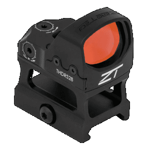 Zero Tech Optics Thrive Hd 1x28mm 3 MoA Red Dot Picatinny Rmr High Mount