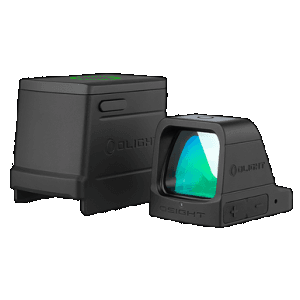 Olight OsightGn Green Dot 3 MOA 1x Reflex Sight Rechargeable Batteries