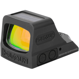Holosun HE508T-GR-X2 Elite Reflex Red Dot Sight 1x Selectable Green Reticle Solar/Battery Powered Titanium Matte Black