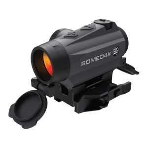 Sig Sauer ROMEO4H Red Dot Sight 1x Green Horse Shoe Dot Reticle Torx and Quick-Release Mounts Graphite