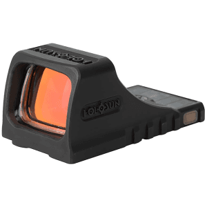 Holosun SCS-MOS Reflex Red Dot Sight 1x Selectable Green Reticle Solar/Battery Powered for Glock MOS Matte Black