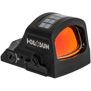Holosun HS507C-X2 Reflex Red Dot Sight 1x Selectable Red ACSS VULCAN Reticle Solar/Battery Powered Matte Black