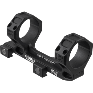 Geissele Super Precision 1-Piece Cantilever Picatinny Scope Mount 34mm Rings 7075-T6 Aluminum Black