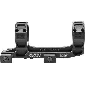 Geissele Super Precision 1-Piece Cantilever Picatinny Scope Mount 30mm Rings 7075-T6 Aluminum Black