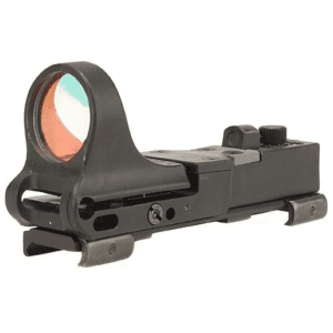 C-More Railway Reflex Red Dot Sight 8 MOA Red Dot with Click Switch and Integral Picatinny Mount Polymer Matte Black
