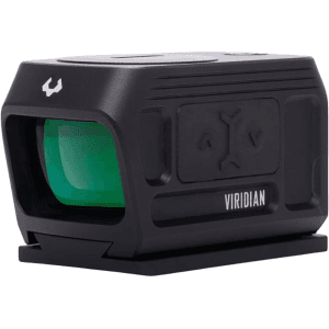 Viridian Compact RFX45 Closed Emitter Green 5 MOA Dot Sight ACRO Footprint with Docter/FastFire/Venom Adapter Mount Matte Black