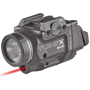 Streamlight TLR-8 X Sub Weapon Light with Red Laser for Picatinny Rail Black