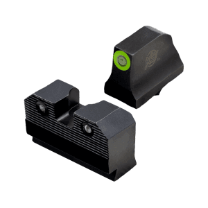 XS R3D 2.0 Suppressor Height Night Sight Set for Glock 20, 21, 29, 30, 30S, 37, 41 Tritium Dot Green Outline