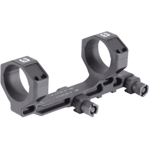 Badger Ordnance Condition One Modular 1-Piece Cantilever Picatinny Scope Mount 20 MOA Elevated 30mm Rings Black 1.54" NV Height