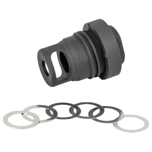 Yankee Hill Machine Mini QD Muzzle Brake 9MM Quick Detach Suppressor Mount 1/2"-28 Steel Melonite