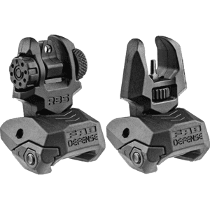 FAB Defense Deployable Front and Rear Sight AR-15
