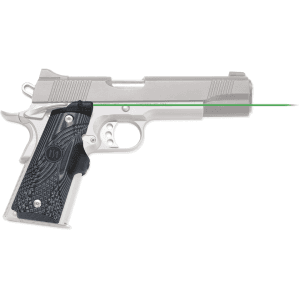 Crimson Trace Master Series Green Lasergrips Laser Sight 1911 Government, Commander G10 Gray