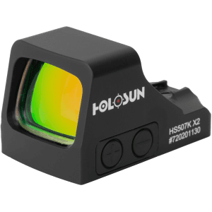 Holosun HS507K-X2 Reflex Red Dot Sight 1x Selectable Reticle Matte Black
