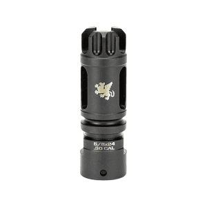 Griffin Armament 30SD Flash Comp Compensator Suppressor Mount 5/8"-24 Thread 7.62mm Stainless Steel Nitride