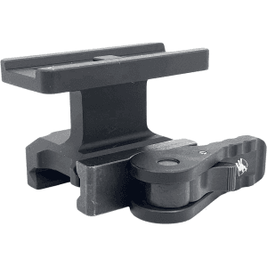 American Defense AD-T1-11 QD Aimpoint Micro T-1, T-2, H-1 Picatinny Mount Lower 1/3 Co-Witness AR-15 Matte Black