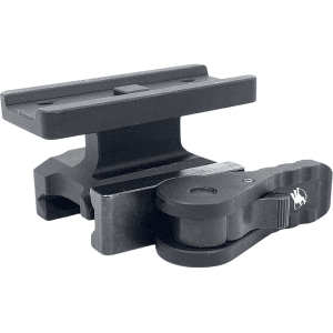 American Defense AD-T1-10 QD Aimpoint Micro T-1, T-2, H-1 Picatinny Mount Absolute Co-Witness AR-15 Matte Black