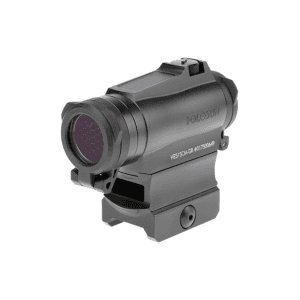 Holosun HE515CM-GR Elite Green Dot Sight 1x 20mm 65 MOA Circle with 2 MOA Dot Picatinny QD Co-Witness Mount Solar/Battery Matte Black