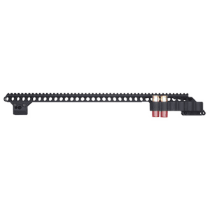 Mesa Tactical Sureshell Shotgun Shell Holder with 20" Optics Rail for Remington 870, 1100, 11-87 12 Gauge 6-Round Aluminum