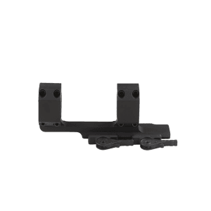 American Defense Recon QD 1-Piece 2" Cantilever Picatinny Scope Mount 30mm Rings Titanium Lever Matte Black Standard Height