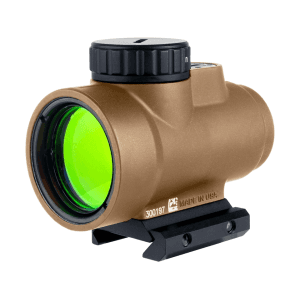 Trijicon MRO SD Red Dot Sight Red 2 MOA Reticle Coyote Brown Anodized Low Mount