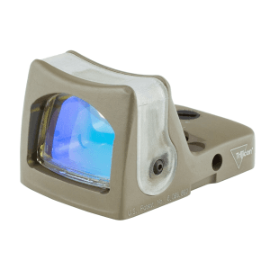 Trijicon RMR Reflex Red Dot Sight Dual-Illuminated 9 MOA Amber Dot Cerakote Flat Dark Earth