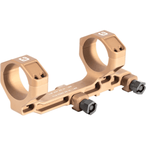 Badger Ordnance Condition One MAX Modular Mount 1-Piece Scope Mount Picatinny 20 MOA Elevated 34mm Rings Tan 1.54" NV Height