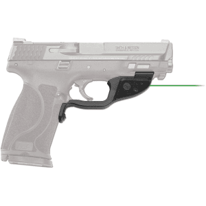 Crimson Trace Laserguard Laser Sight S&W M&P M2.0 9mm, 40 S&W, 45 ACP Full-Size & Compact Green Laser Polymer Black